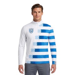 Argentina Soccer Jersey Replica White 1/4 Zip- PreSale. Ships in 7 days