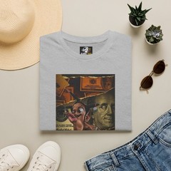 Cartoon Money Face T-Shirt | Benjamin Franklin Dollar Art Tee