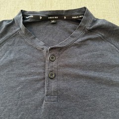 Public Rec Shirt Go-To Henley Tencel Pima Cotton Performance Outdoors Hiking