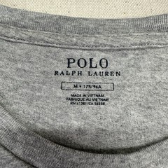 Polo Ralph Lauren Long Sleeve Gray Shirt Men’s M Embroidered American Flag Patch