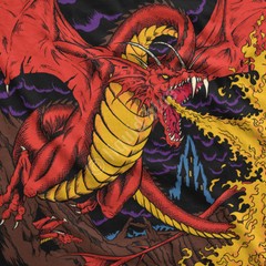 DRAGON-FIRE-2 SIDED Large Print T-SHIRT S,M,L,XL,XXL Game of Thrones,Smaug,Mulan