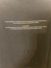 Discovery Channel store t shirt washed black large prime number joke tee