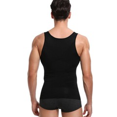Men Abs Tummy Control Slimming Body Shaper Undershirt Male Mesh Tank Top Vests