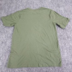 Spyder Shirt Mens Medium Green Short Sleeve Blue Logo Crew Neck