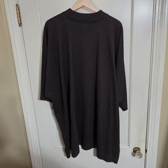 Yeezy Gap Balenciaga No Seam Logo Tee Size XL Black