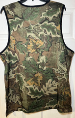 No Boundaries Men’s Mesh Tank Top-Camo Spiced Latte