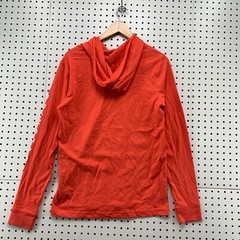 NEW Prince & Fox Long Sleeve Shirt Men Small Orange Hooded NWT $39