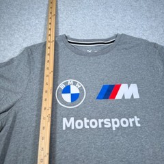 Puma BMW Motorsport M Series Mens T Shirt Gray Sz XL