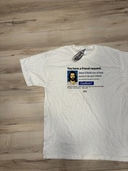 Sz XL – Vintage Y2K Jesus Tee – Facebook Friend Request Jesus Shirt – Kerusso