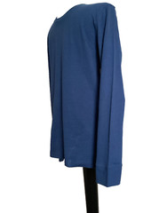 GEORGE SUPER SOFT ESTATE BLUE LONG SLEEVE CREW NECK TEE SHIRT Sz S*