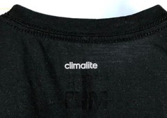 Adidas Ultimate Tee Mens Shirt Size Medium Black Teal 3 Stripes TShirt EUC A5204