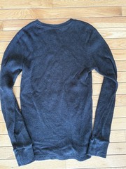 Polo Ralph Lauren Waffle Thermal Long Sleeve Shirt Black Men’s Small
