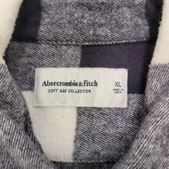 Abercrombie & Fitch Soft A&F Collection Men’s Buffalo Plaid Long Sleeve Flannel