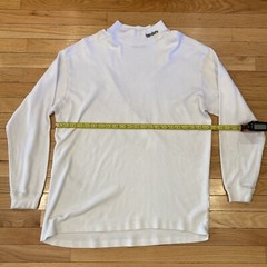 Pittsburgh Steelers Shirt Adult XL Extra Large White High Neck Long Sleeve Men