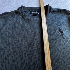Brooklyn Cloth Shirt XL Embroidery Slub texture Charcoal Minimalist Earthcore