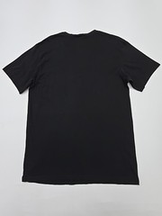 Calvin Klein Men’s Black Logo V-Neck T-Shirt Size LG Regular