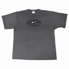 Rare Vintage Nike Tour T Shirt 90s Gray Men’s Size XL Made In USA White Tag Nike