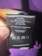 Purple Satoshi Nakamoto Thermal “Lost Boys” Size XL