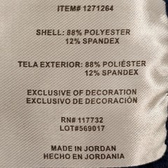 Gerry Blue Long Sleeve Polyester Spandex Performance T-Shirt Men’s 2XL