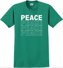 Peace Christmas Holiday T-Shirt Short Sleeve Graphic tee Unisex Apparel Designs