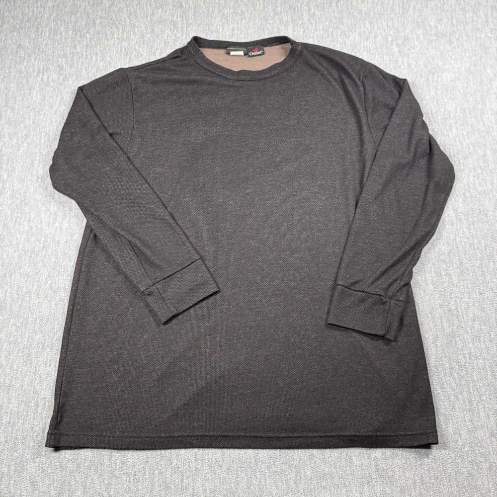 Kenyon Shirt Mens XL Black Outlast Thermal Base Layer Long Sleeve Crewneck Tee