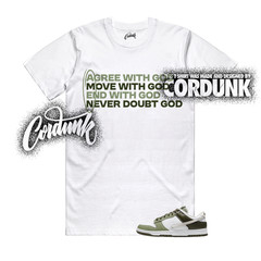 Dunk Oil Green Cargo Khaki Light Bone Olive Low T Shirt Match AMEN