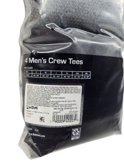 Athletic Works Men’s Small Breathable Mesh Crew T-Shirts 4 pack Gray and Blk NWT