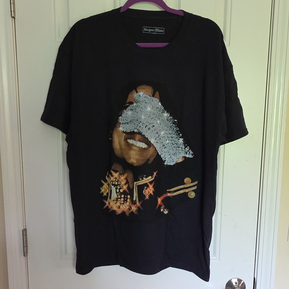 Headgear Classics Graphic Print Black Men’s XL Crew Neck Short Sleeve T-Shirt