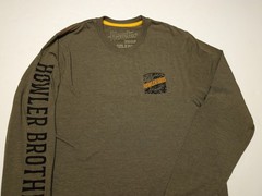HOWLER BROTHERS Bros Long Sleeve T-Shirt Tarpon Tube Green Large L