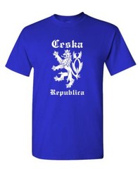 CESKA – czech republic lion rampant funny – Cotton Unisex T-Shirt
