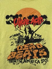 Yellow Uncle Acid & The Deadbeats North American Tour Shirt XL 2022 Distressed