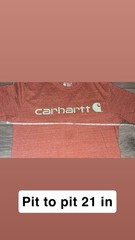 Carhartt Men’s Size Small Graphic Tshirt Work Loose Fit Short Sleeved *spots