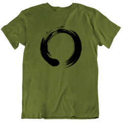 Enso Zen Circle Japan Japanese Buddhism Meditation Yoga T-Shirt Tee Gift New