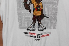 Original RufNek Yo You Stepped On My Air Jordans T Shirt 2XL Hip Hop
