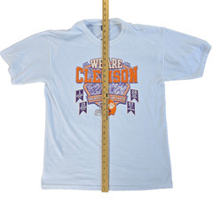 Vintage Clemson Tigers Greatest Fans On Earth T Shirt Large Step Ahead NCAA