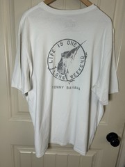 Tommy Bahama Men’s Short Sleeve T-Shirt 3XL White Beachy Vacation Weekend Casual