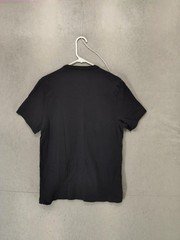 True Religion Shirt Mens Small Black Metallic Graphic Tee Crewneck Short Sleeve