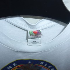 Vintage 1996 USPS Stamp Design T Shirt White Size Large Rain Snow Sleet Shine