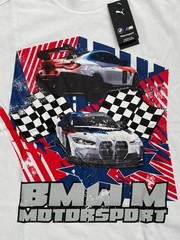 Puma X BMW MMS Vintage Racing M Motorsport T-Shirt White Men’s Size M New $45