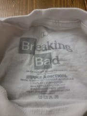 Breaking Bad Heisenberg T-shirt w/ Head Shot Hat Walter White Large Short Sleeve
