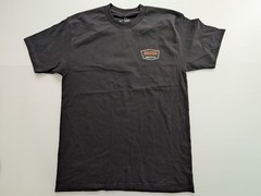 Brixton Quality Co Graphic T Shirt Mens Black Logo Tee