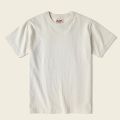 Bronson Loopwheel Tubular Athletic T-Shirt Men M Apricot Cream Beige Heavyweight
