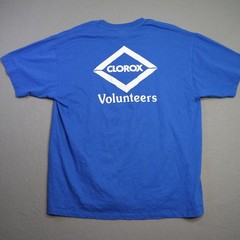 Vintage Hanes Shirt Mens XL Heavyweight 50/50 Single Stitch 90s Retro Blue
