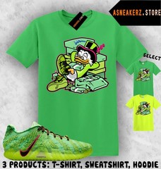 Shirt Match Ja 3 Zombie Spooky Season Sneaker Matching Tee Scrooge Duck T-Shirt