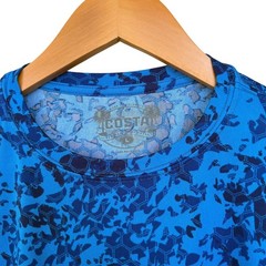 Costa Del Mar Mens Blue Digital Camo Performance Fishing Shirt Long Sleeve L