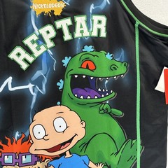 Rugrats Nickelodeon Men’s 6XL Headgear Classics Reptar Embroidered Jersey NWT