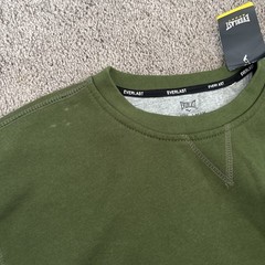 Everlast Cotton Crew Neck Sweatshirt Sweater Green Pullover Men’s Size Large M