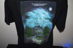 NWOT FRIGHT NIGHT VINTAGE 80’S HORROR GRAPHIC LOGO TSHIRT SIZE MENS XL