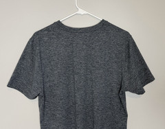 7 Diamonds Men’s Blue Heathered Core Active Tee Medium Performance Workout