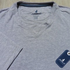 JOHNNIE O Mens XL COURSE T SHIRT PERFORMANCE GOLF SHORT SLEEVE SEAL GREY